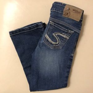 Toddler Silver denim jeans